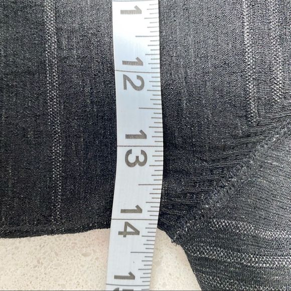 Athleta black  pull over Athletic Top with Thumb Holes - Picture 5 of 8